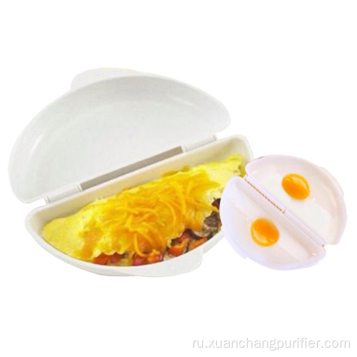Инструменты быстрого приготовления пищи из микроволновой печи омлета для яиц